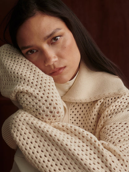Myrtle Knit Cardigan Birch - Varley