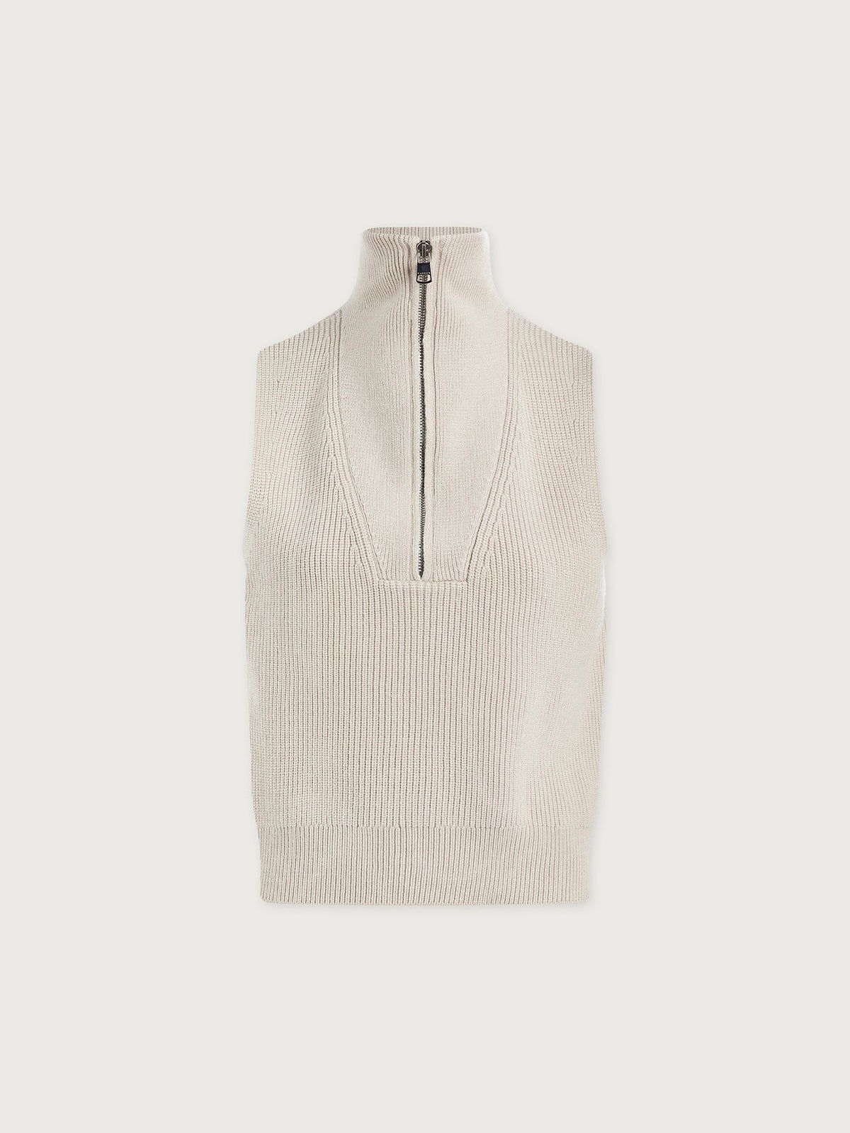 Amina Half Zip Knit Silver Birch - Varley