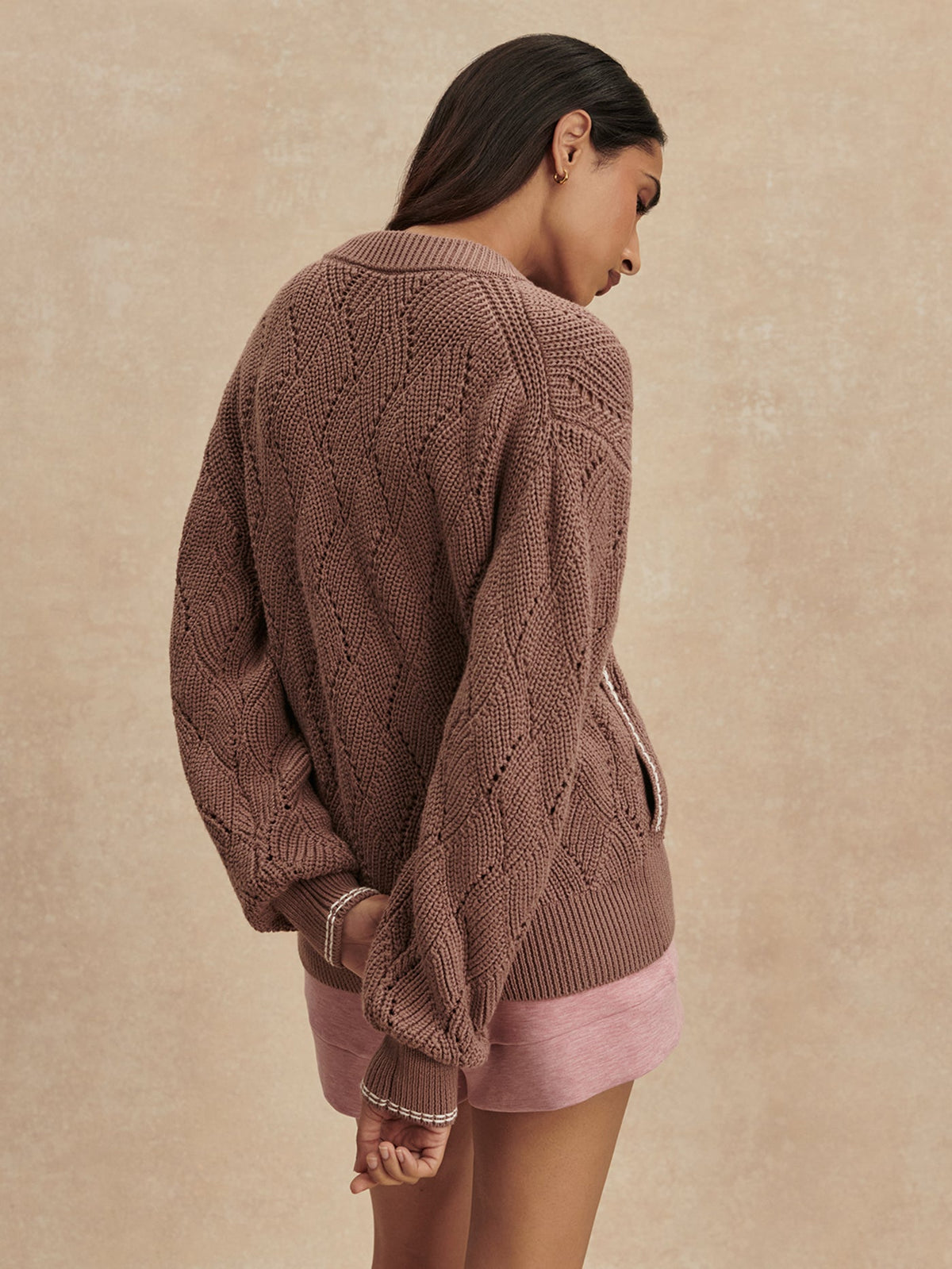 Venner Knit Jacket Brownie - Varley