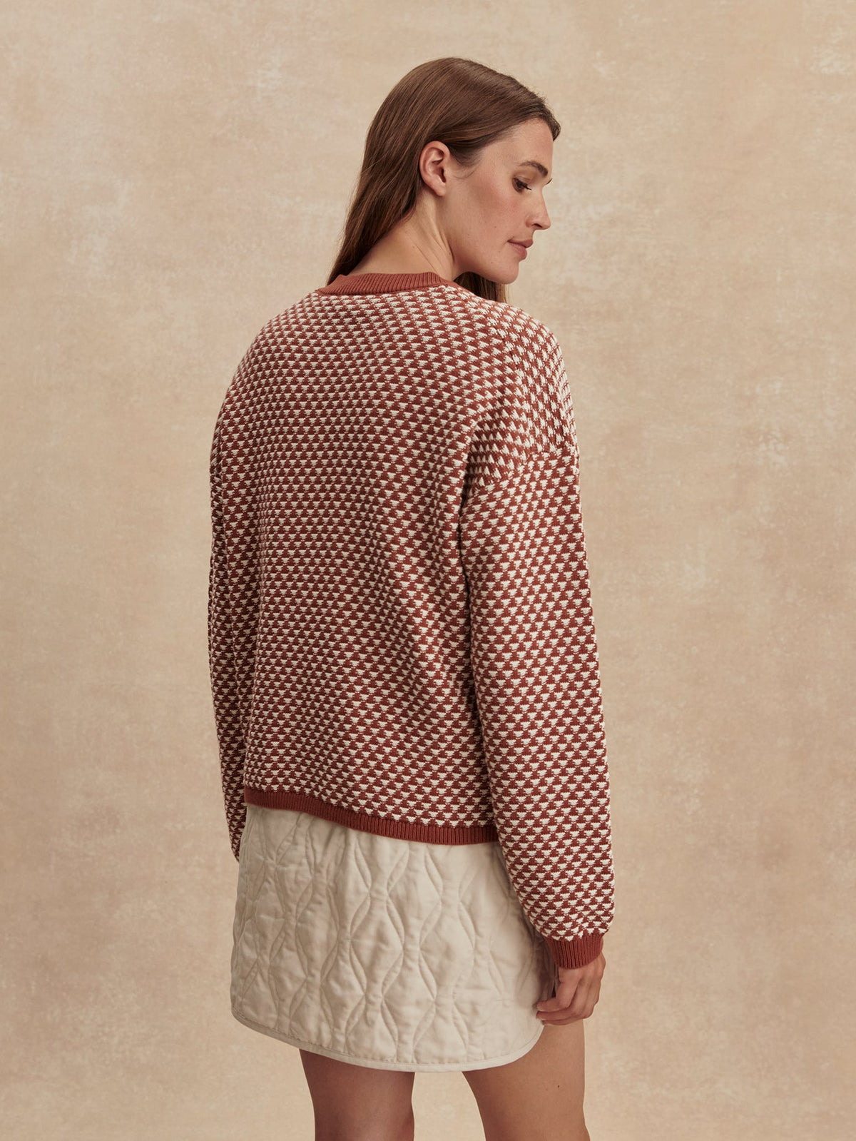 Elmwick Knit Jacket Maple - Varley