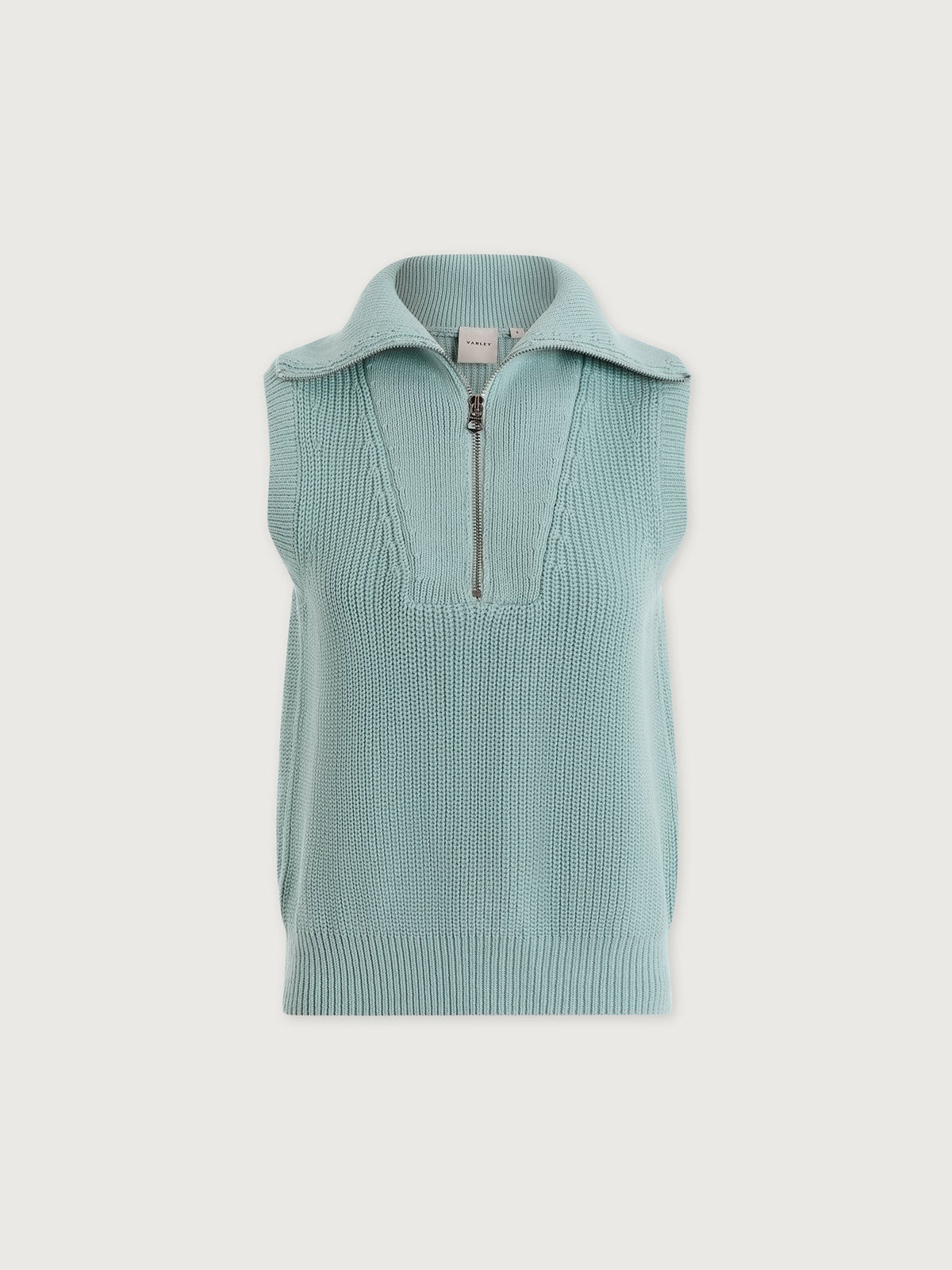 Clifford Half Zip Knit Porcelain Blue - Varley