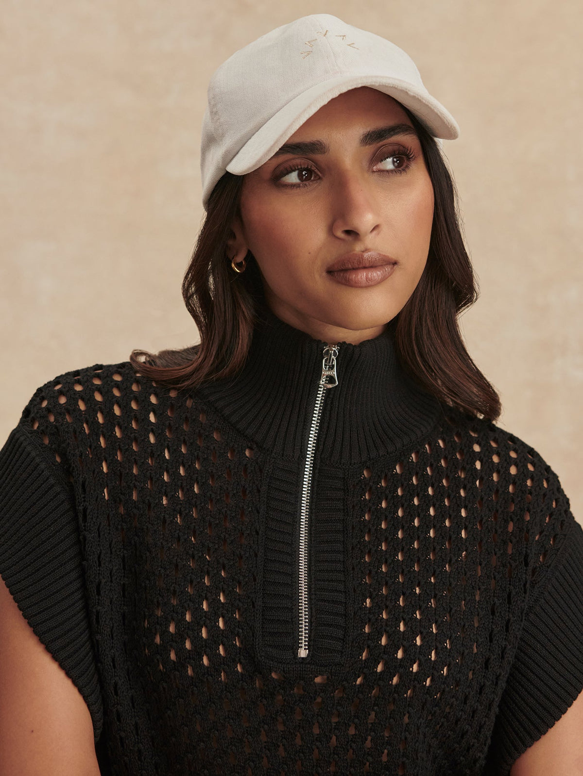 Gaines Half-Zip Knit | VARLEY US Black - Varley