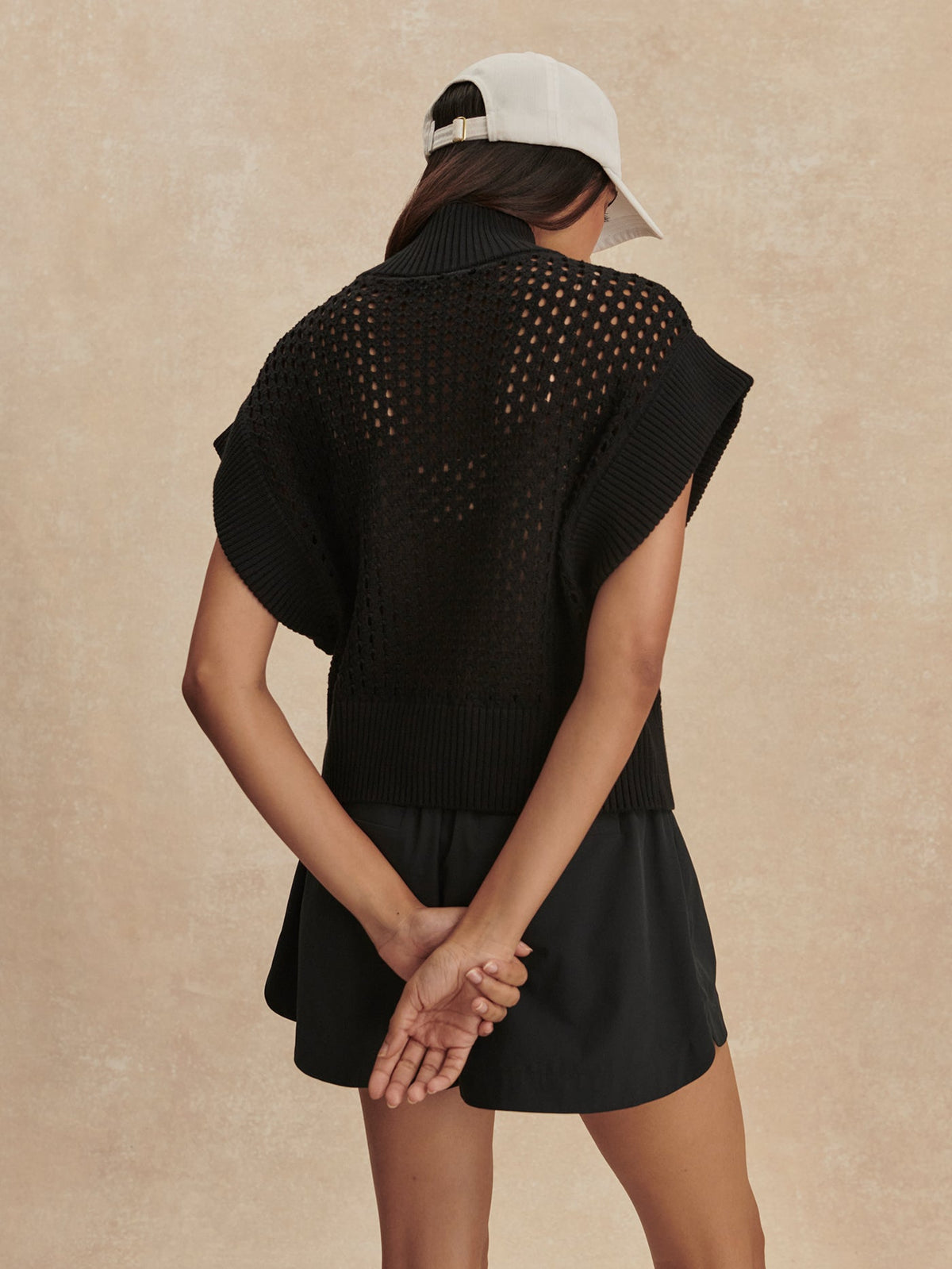 Gaines Half-Zip Knit | VARLEY US Black - Varley