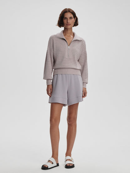 Darla Half Zip Knit Lilac Marble - Varley