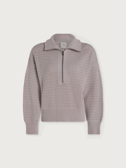 Darla Half Zip Knit Lilac Marble - Varley