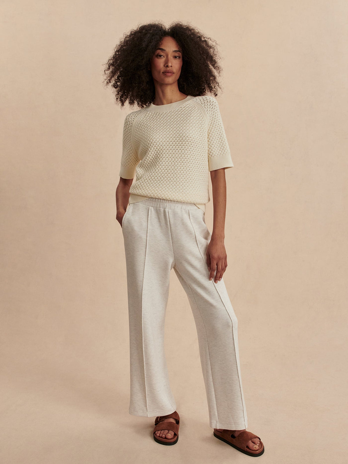Lucy Knit Top Snow White - Varley