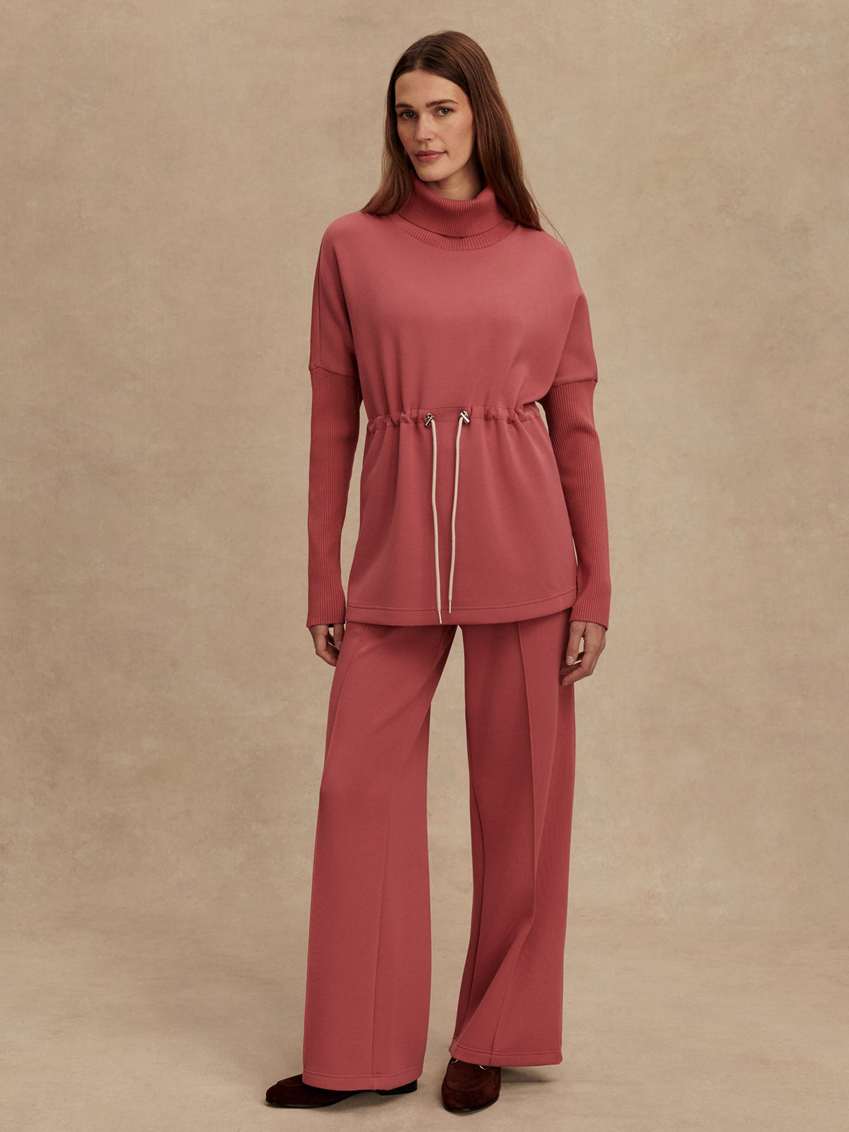 Ethel Cinch Waist Sweat Mauvewood - Varley