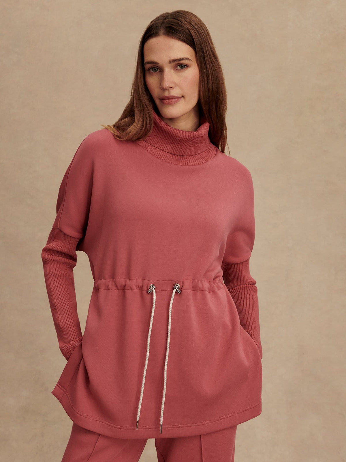 Ethel Cinch Waist Sweat Mauvewood - Varley