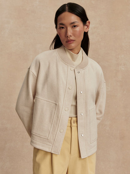 Khai Cropped Jacket Birch Marl - Varley