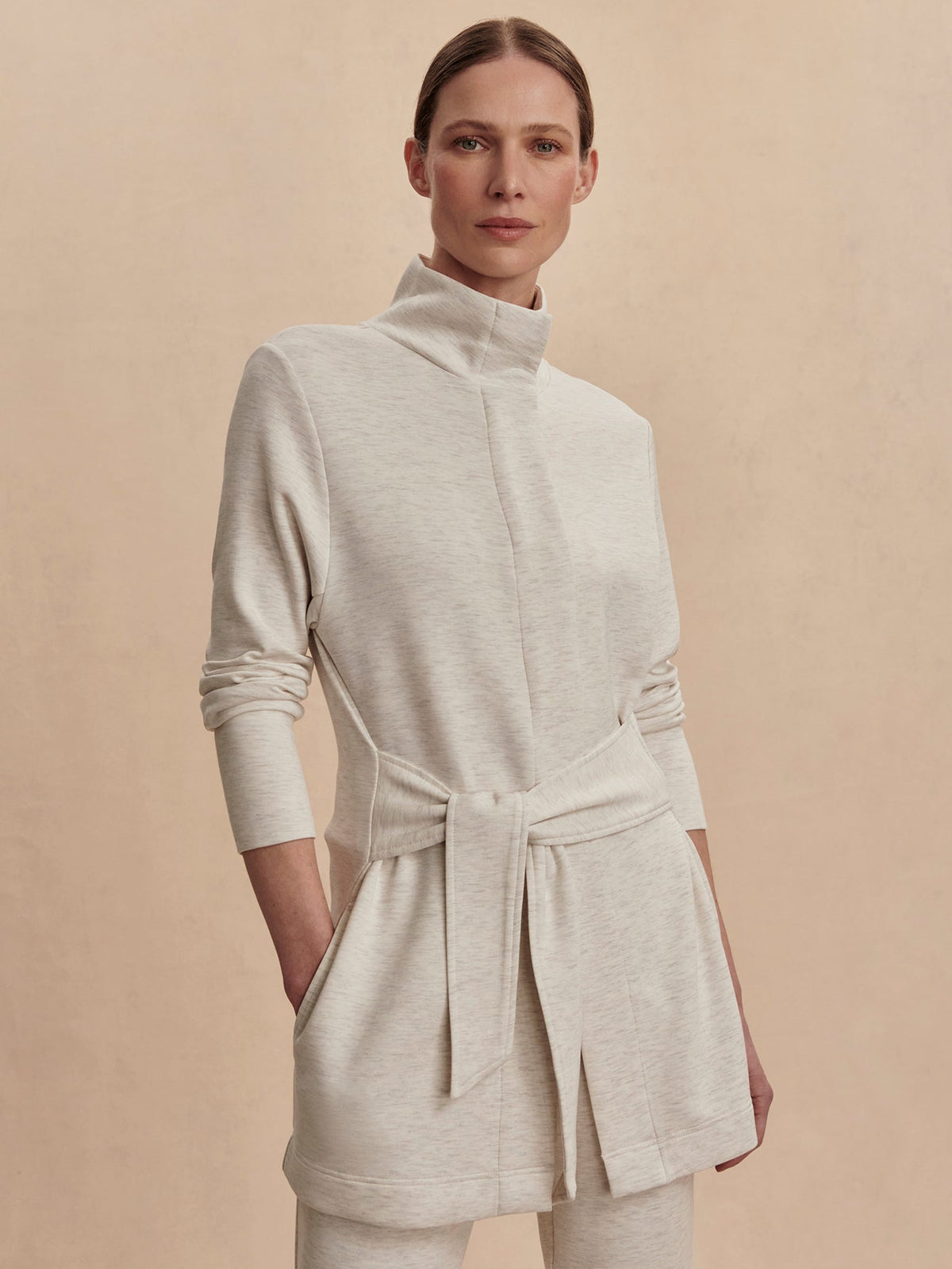 Anset Jacket | VARLEY US Ivory Marl - Varley