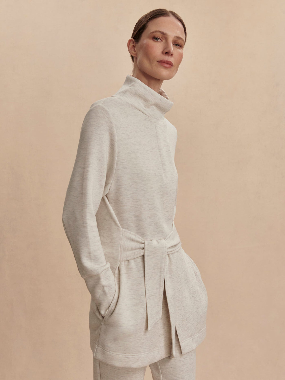 Anset Jacket | VARLEY US Ivory Marl - Varley