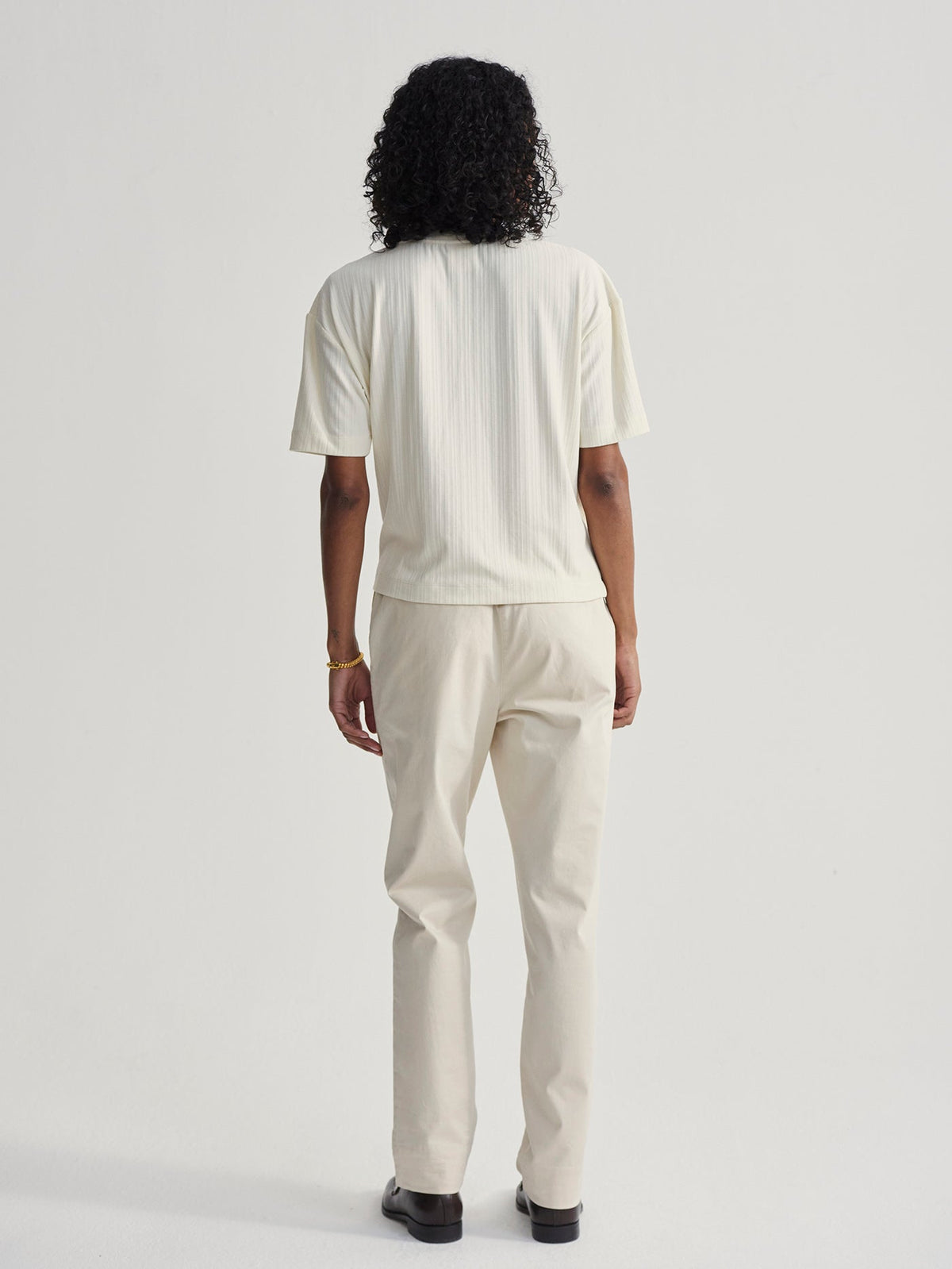 Kasey Mock Placket Rib Tee 2.0 Birch - Varley