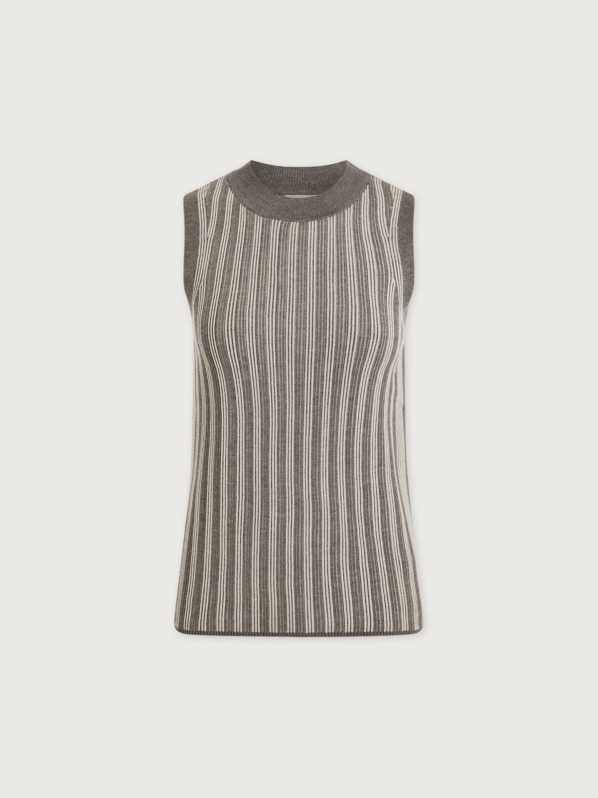 Farida Rib Tank Silver Filigree Melange - Varley