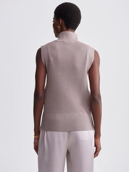 Lois High Neck Tank Cinder - Varley