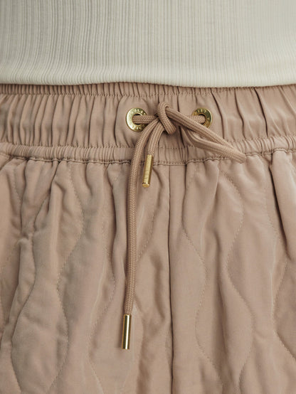 Catrine Quilted Short Light Taupe - Varley