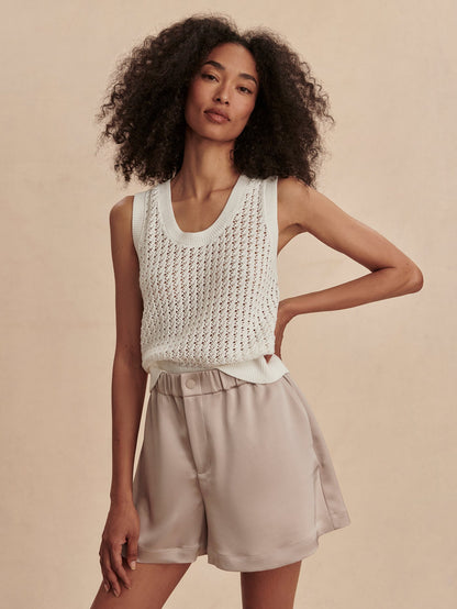 Sarka High Rise Short Silver Cloud - Varley