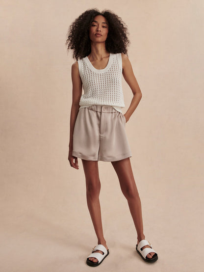 Sarka High Rise Short Silver Cloud - Varley