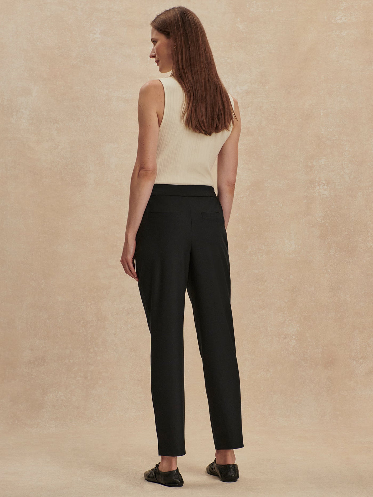 Martha Reg Tapered Leg 27 Black - Varley