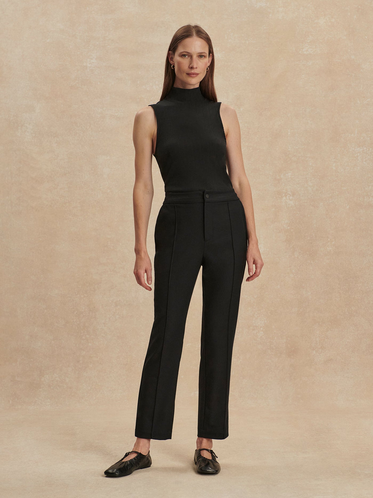 Rowena Tapered Leg 29 Black - Varley