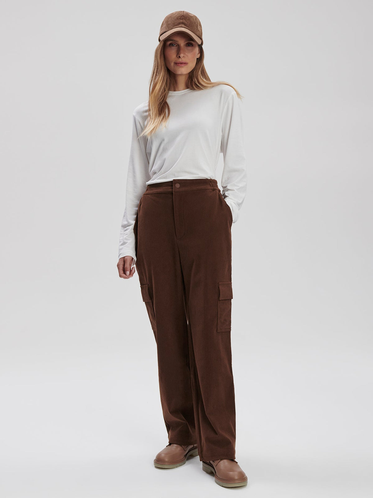 Sabina Straight Leg 29 Dark Toffee - Varley