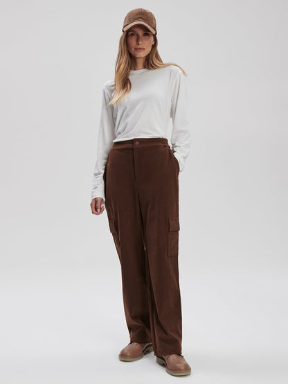 Sabina Straight Leg 29 Dark Toffee - Varley
