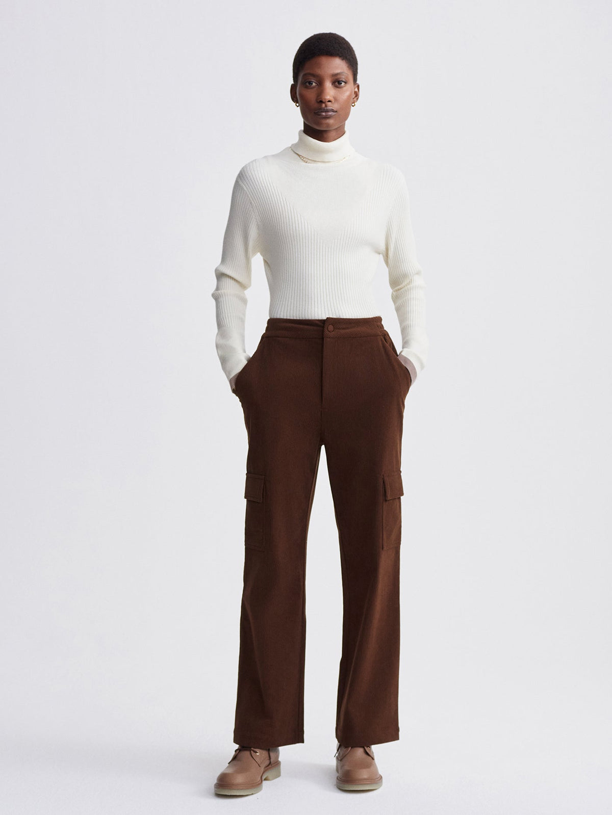 Sabina Straight Leg 31.5 Dark Toffee - Varley