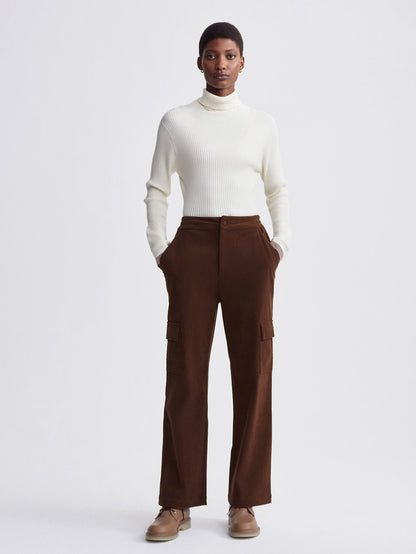 Sabina Straight Leg 31.5 Dark Toffee - Varley