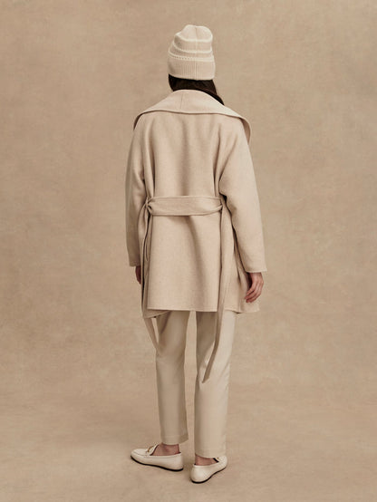 Edgemere Wrap Jacket Pumice Stone Marl - Varley