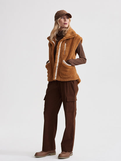 Balter Relaxed Sherpa Gilet Cafe Spice - Varley