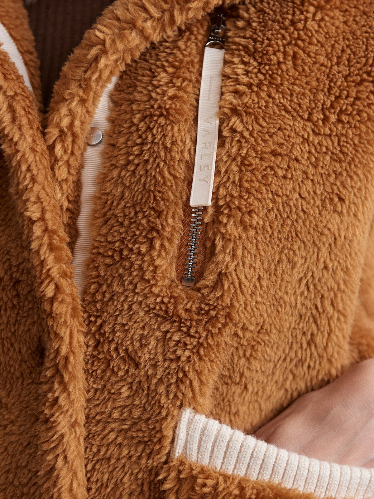 Balter Relaxed Sherpa Gilet Cafe Spice - Varley