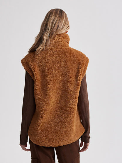 Balter Relaxed Sherpa Gilet Cafe Spice - Varley