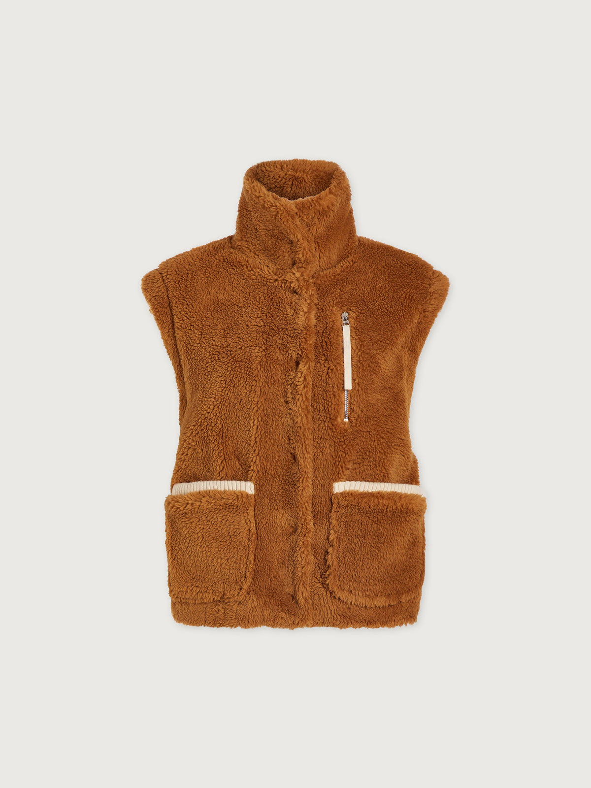 Balter Relaxed Sherpa Gilet Cafe Spice - Varley