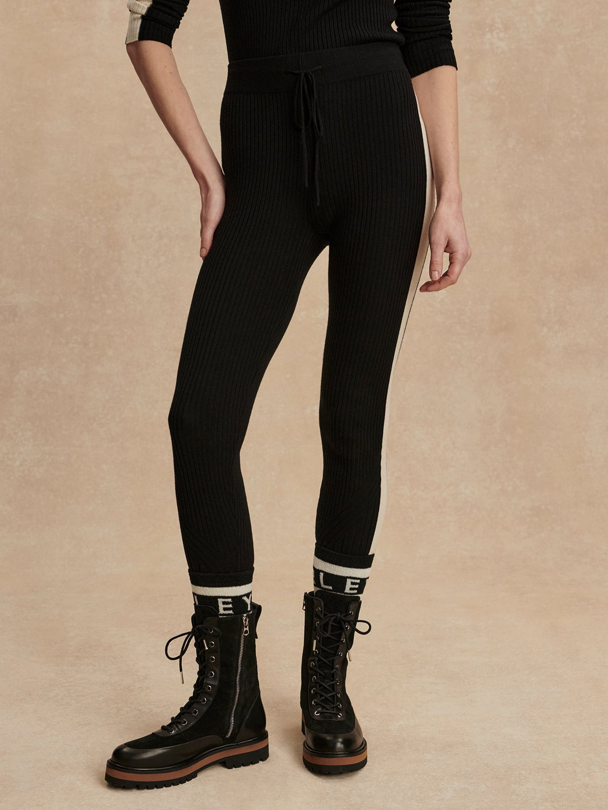 Aiden Knit Legging Black - Varley