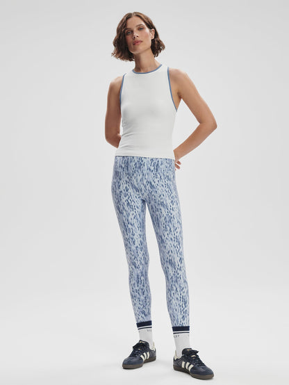 Agneta Performance Tank White/ Blue Rain - Varley