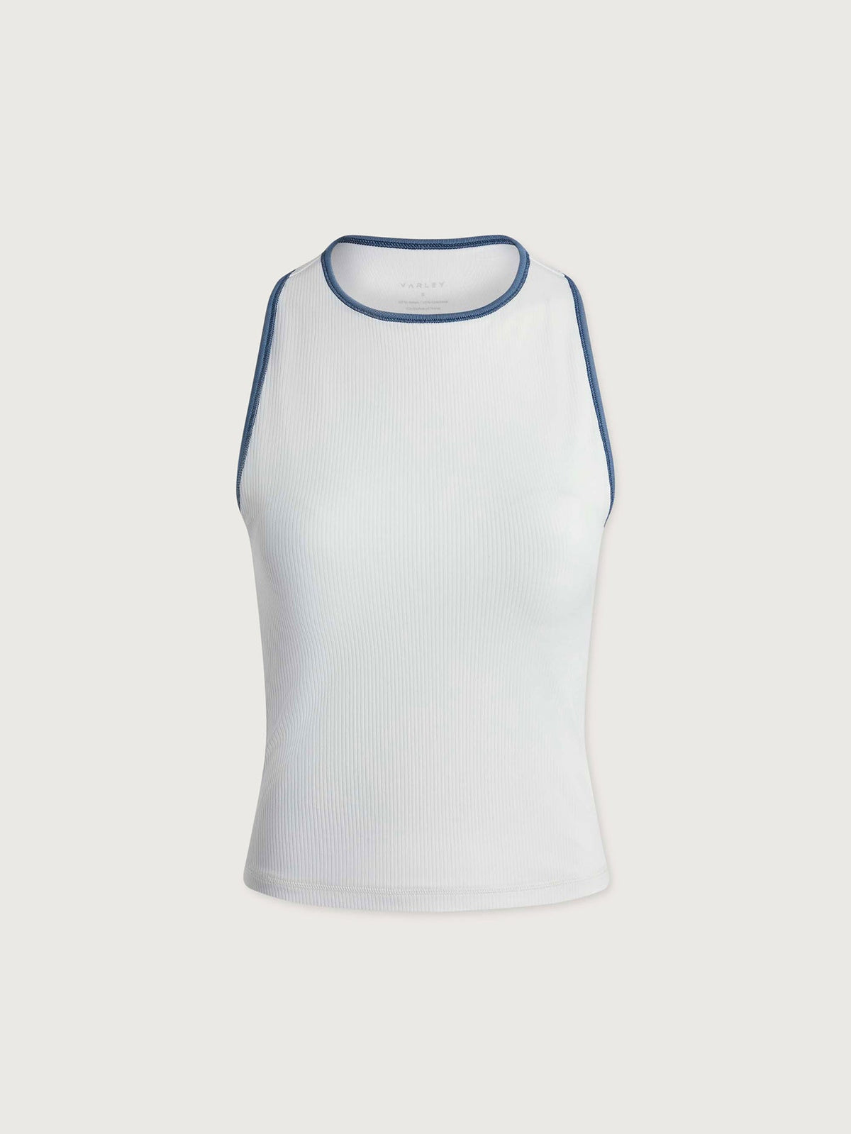 Agneta Performance Tank White/ Blue Rain - Varley