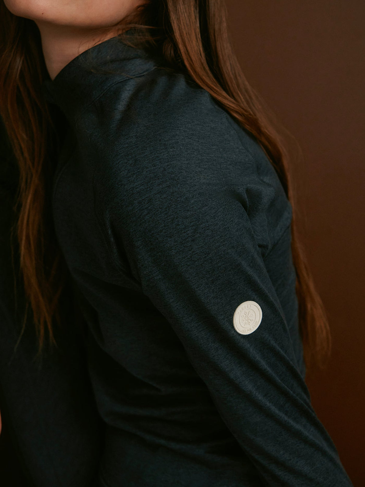 Always Warm Half Zip Baselayer Black Marl - Varley