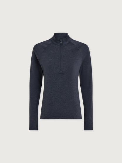 Always Warm Half Zip Baselayer Black Marl - Varley