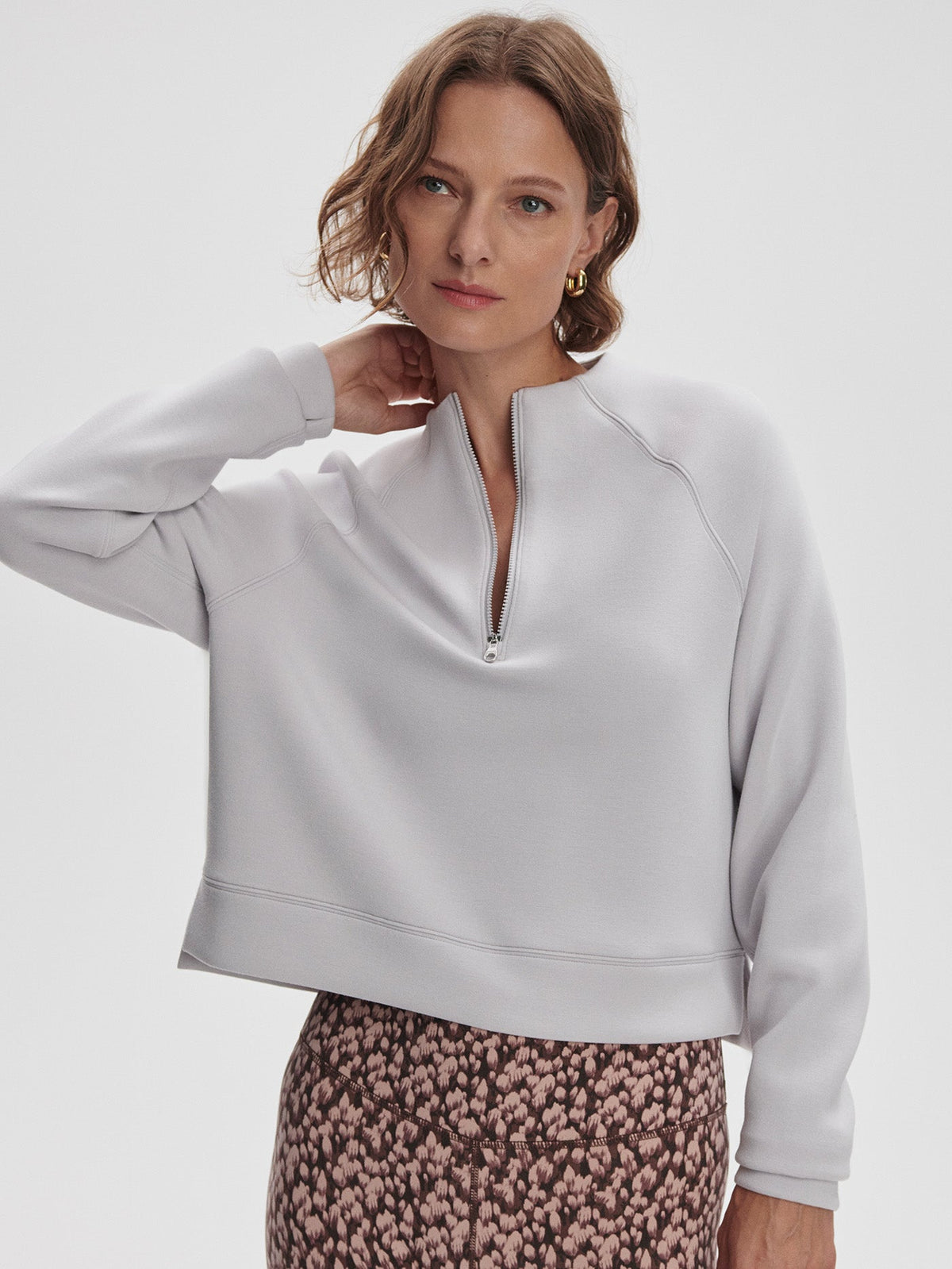 Ebba Half-Zip Active Sweatshirt Raindrops - Varley