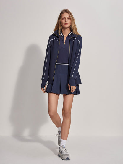 Palmdale Zip-Through Active Sweatshirt | VARLEY US Blue Nights - Varley