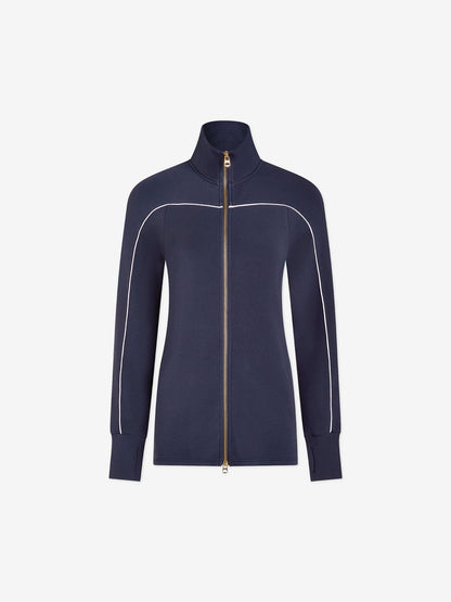 Palmdale Zip-Through Active Sweatshirt | VARLEY US Blue Nights - Varley