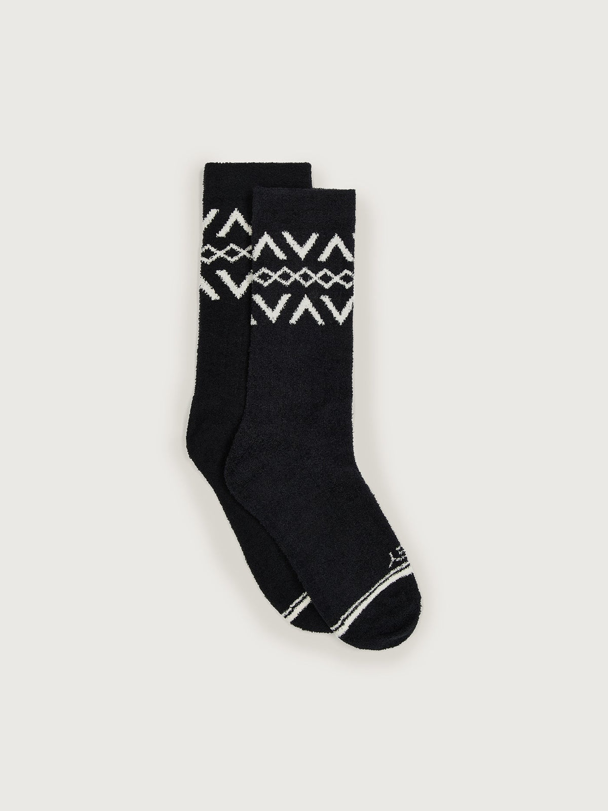 Chadwick Fairisle Sock Black/ Egret - Varley