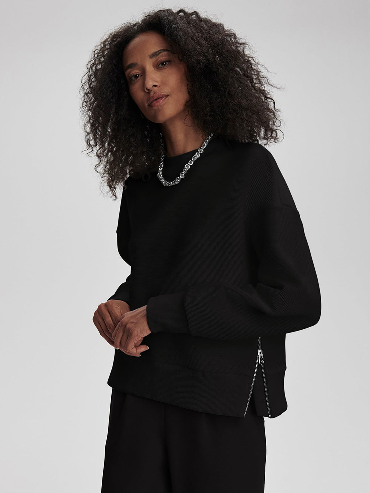 Addelyn Sweat Black - Varley