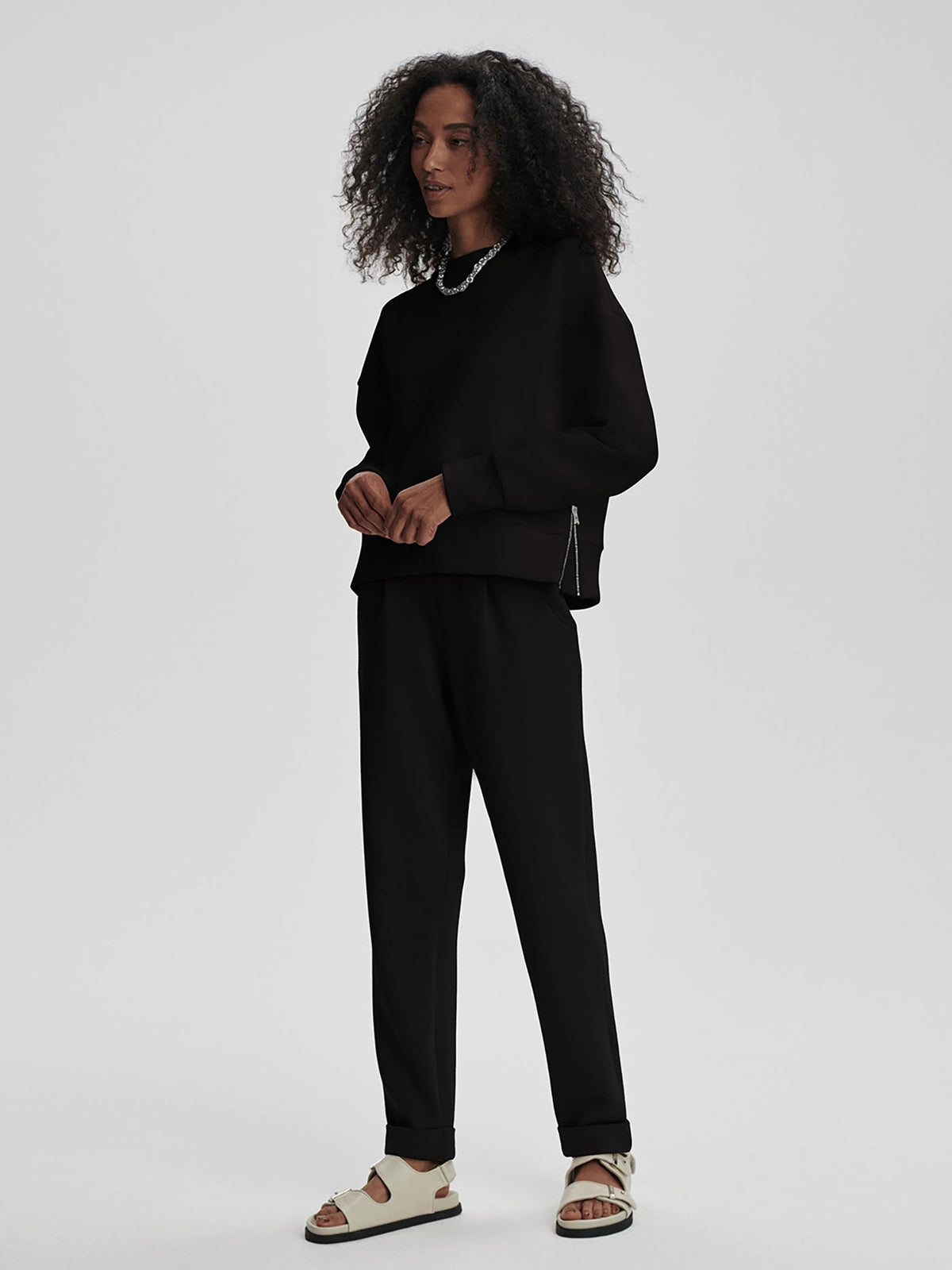 Addelyn Sweat Black - Varley