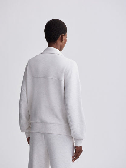 Garcia Zip Through Sweat Ivory Marl - Varley