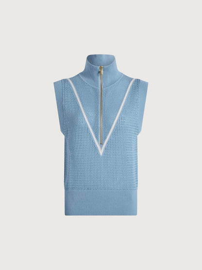 Allena Half Zip Vest Airy Blue - Varley