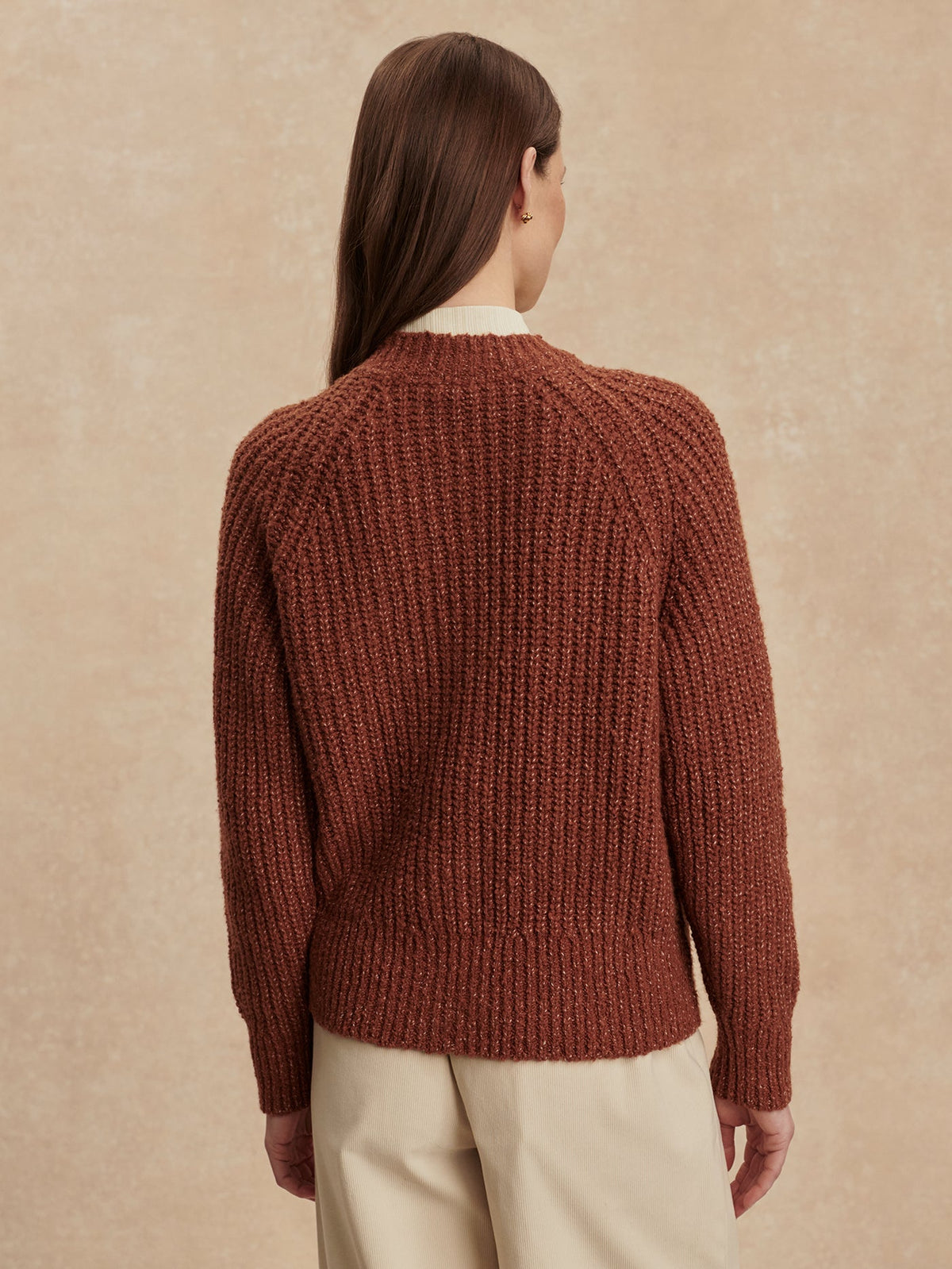 Florrie Boucle Knit Cardigan Tortoise Shell - Varley
