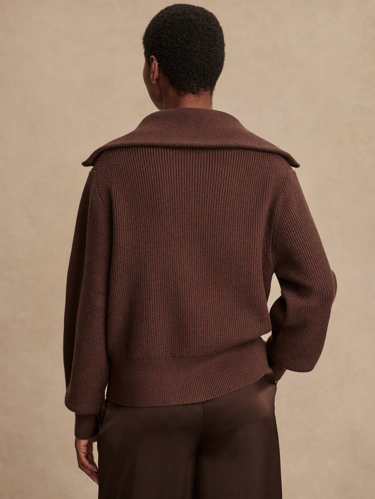 Enrico Knit Jacket Coffee Bean - Varley