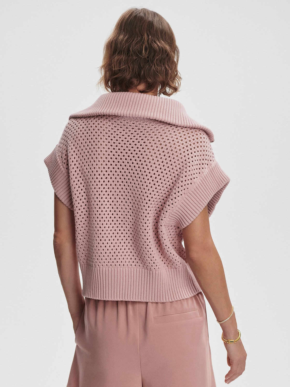 Mila Half-Zip Knit | VARLEY US Pale Mauve - Varley