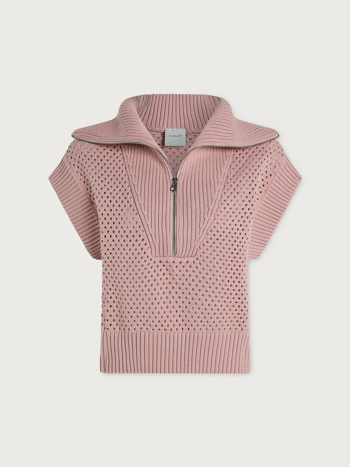 Mila Half-Zip Knit | VARLEY US Pale Mauve - Varley