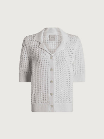 Ellie Knit Shirt White - Varley